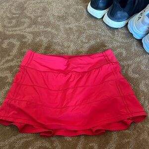 lululemon athletica Red Skirt